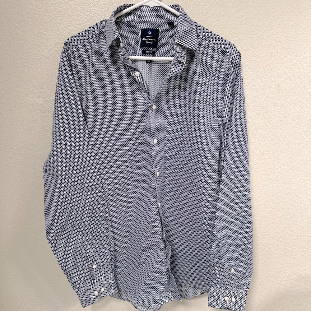 Ben Sherman Long Sleeve Men’s M Dress Shirt